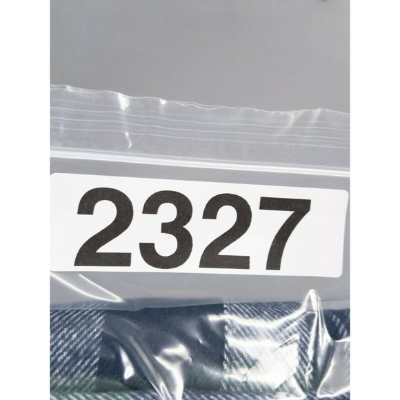 Natural Reflections Shirt Mens Small Green Blue Plaid Flannel Button Front NWT - Picture 11 of 11